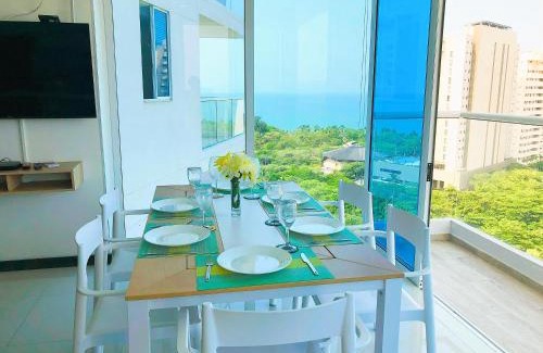 Santa Marta Apartment | Apto con alucinante vista al mar en Bello Horizonte Santa Marta