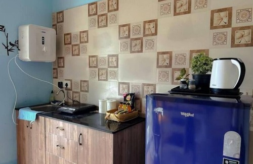 Nagoa Apartment | Aqua: Pvt Apartment w Pool in Arpora Slow Stays