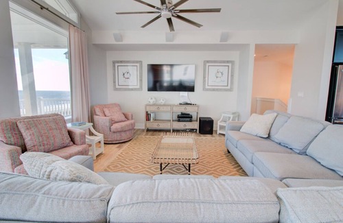 Hatteras House | Aqua Sol at Hatteras 10 Bedroom Home, Pet-friendly with a Hot Tub, Private Pool, and Oceanfront!