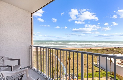 South Padre Island Condo | Aquarius 606 condo overlooking the pool, beach and Gulf of Mexico!