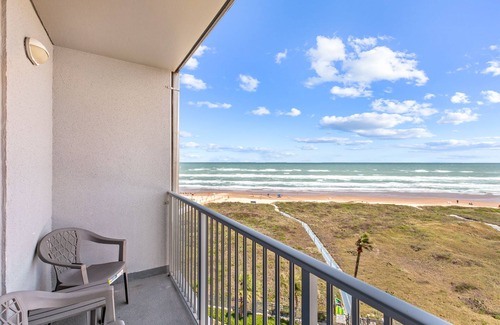South Padre Island Condo | Aquarius 606 condo overlooking the pool, beach and Gulf of Mexico!