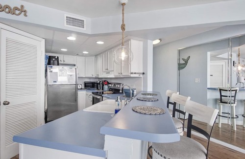 West Panama City Beach Condo | AquaVista 205-E + Beachfront