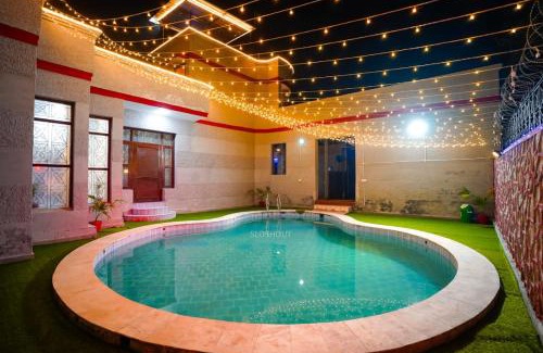 Gurugram Villa | Aravali Hills 6 BHK Farmstay By Lime Tree with Pvt Pool & Garden