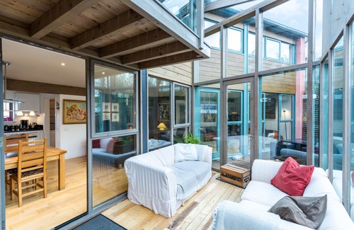 Llyswen House | Architect designed Eco House in small village on the Wye Valley Walk.