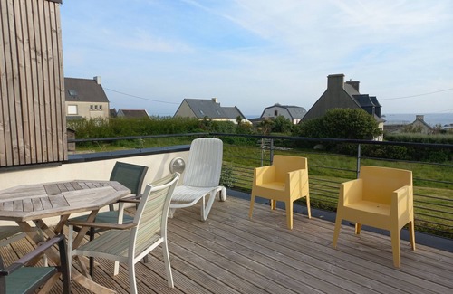 Plouescat Villa | Architect-designed house built in 2014, extended in 2023, 50 m from the sea.