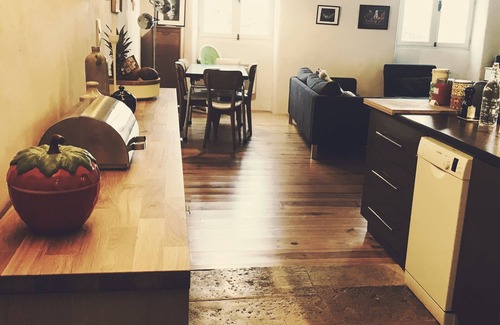Saint-Michel Apartment | architect duplex apartment downtown terrace