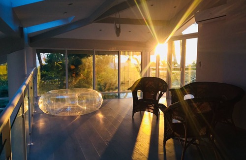 Pyla-sur-Mer Villa | Architect's villa in Pyla Sur Mer panoramic view of Dune/Ocean/Basin