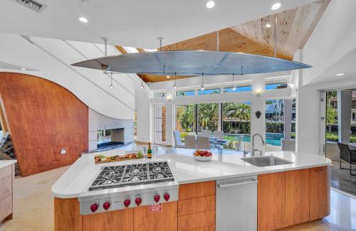 Nurmi Isles House | Architectural Masterpiece Venice of America Riverside View Access Nurmi Key RESlDENCES