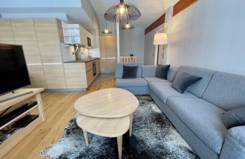 Arc-1800 Apartment | Arcs 1800 ski in ski out luxury apartment with pool/spa and Mont Blanc view