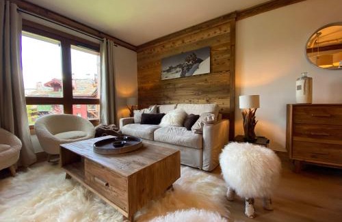 Arc-1950 Apartment | Arcs 1950 Appartement Luxe type chalet 5 à 7 personnes Vue imprenable sur le Montblanc skis aux pieds