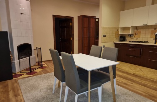 Centrs Apartment | Art Deco One Bedroom Suite (51m2) in Downtown with Parking