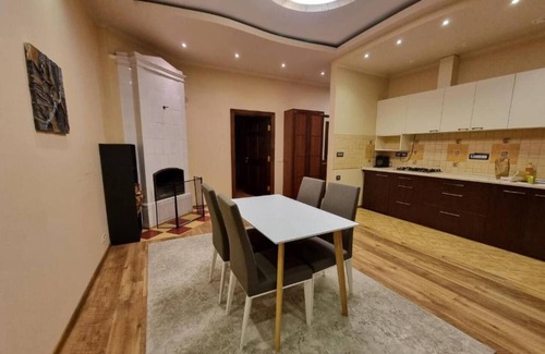 Centrs Apartment | Art Deco One Bedroom Suite (51m2) in Downtown with Parking
