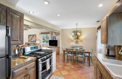 Vista Encantada House | Artesano - Courtyard, Fireplace, Walk to Plaza