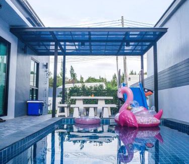 Cha-am Villa | Arthur Pool Villa Chaam 3BR with Iconic Mountain view Pet & Family Friendly