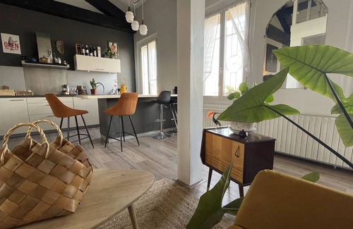 Le Soler Apartment | Artist's apartment with garden and private pool