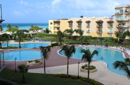 Oranjestad-West Condo | Aruba Oceania Beach Resort 3bd3ba Penthouse, Private rooftop terrace, Hot Tub