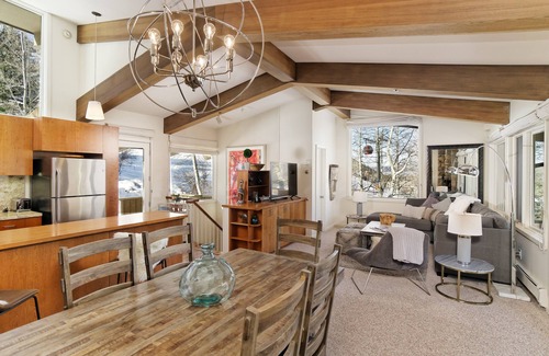 Aspen Condo | Aspen Alps - Front row view of Aspen Mountain - Cozy Two Bedroom