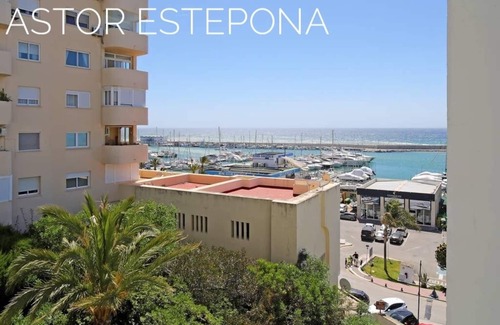 Estepona Apartment | Astor Estepona: Lux 2BD Frontline Marina, Pool, WiFi, Sea views, Private parking