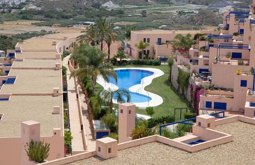 Mojacar Apartment | Atalayas II, modern one bedroom, sea views and communal pool