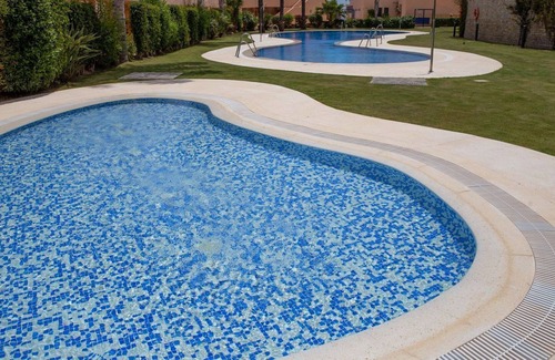 Mojacar Apartment | Atalayas II, modern one bedroom, sea views and communal pool