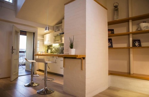 Historic Center Apartment | Attic with balcony - Bologna historical city center