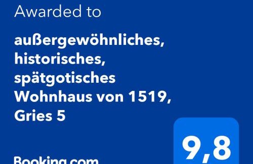Gera House | außergewöhnliches, historisches, spätgotisches Wohnhaus von 1519, Gries 5
