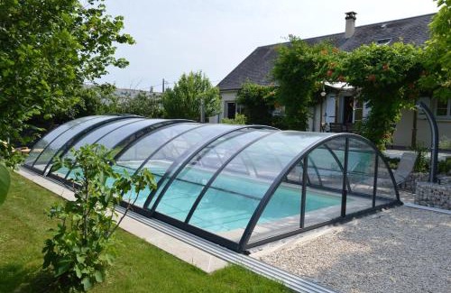 Monteaux Ski Chalet | Au Coeur du Bien-Etre, chalet avec piscine chauffée et couverte, SPA, sauna, massages