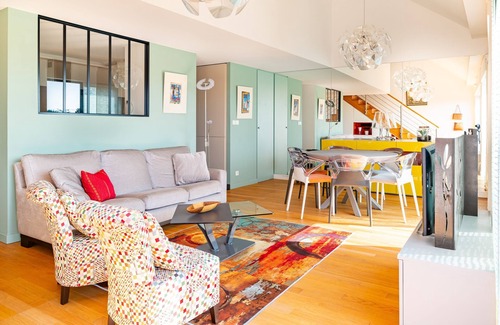 Saint-Felix Apartment | Au Fil de L'Erdre - Spacieux avec terrasse, vue sur l'Erdre