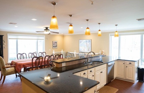 Benton Harbor House | Audubon Acres l pool table & outdoor dining