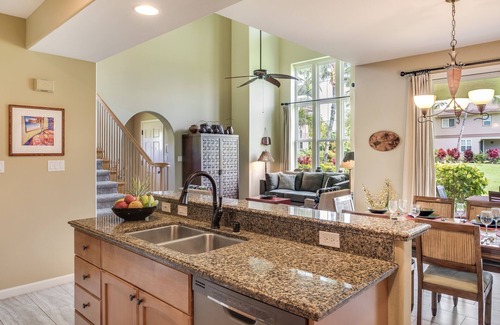 Waikoloa House | Aug 125 a nt sale! Colony Villas quiet redone end unit. Tropical views, 90 golf!
