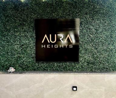 New Delhi Apartment | Aura Heights Terrace Deck And Luxe Spacious Suite with 2 Beds