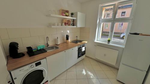 Merseburg Apartment | Aura - Nula #2 - 2 Zimmer, 4 Betten, Küche, Balkon, Waschmaschine