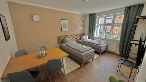 Merseburg Apartment | Aura - Nula #2 - 2 Zimmer, 4 Betten, Küche, Balkon, Waschmaschine