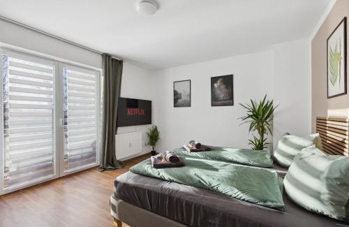 Merseburg Apartment | Aura - Nulandt#1 - 2 Zimmer, 4 Betten, Küche, Balkon, Waschmaschine
