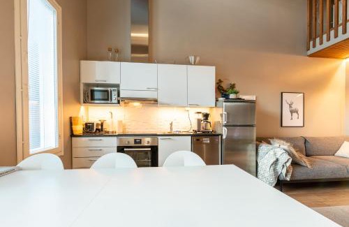 Syote Apartment | Aurinkorinne - Modern 2BD & Loft, free wifi & sauna