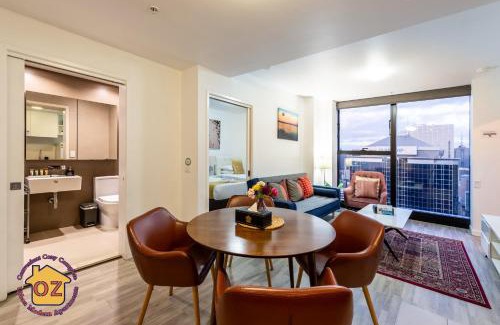 Melbourne Central Business District Apartment | Aussie Escape Apartments-Skyline Collins Tower