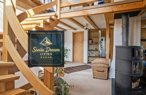 Niederried bei Interlaken Ski Chalet | Authentic Swiss chalet with AC in Niederried bei Interlaken