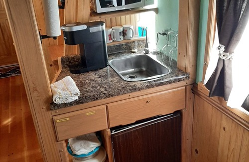 Sturgis Cabin | Authentic Wooden Rock Island Railroad Caboose