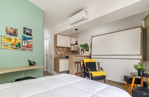 Consolacao Apartment | Av1204 - Studio for 4 guests Rua avanhandava