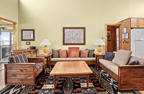 Deep Hole House | Avalon - waterfront home with fireplace and screened porch