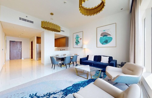 Dubai Media City Apartment | Avani Palm View - Bright Two Bedroom with Sea View