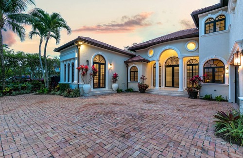 Nurmi Isles House | Ave Del Mar: Gated Waterfront Las Olas Estate. Heated Pool. 90 ft Dock