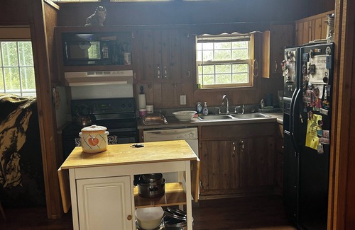 Geyserville Cabin | AVL Private Retreat Cabin with hot tub on private wooded property