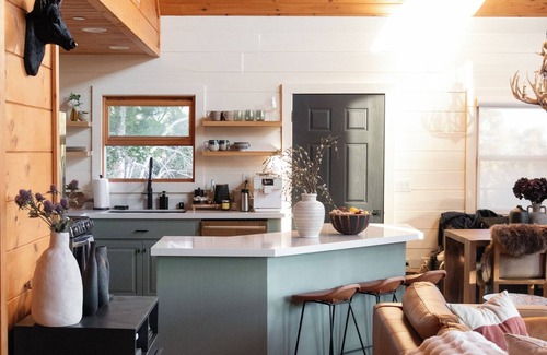 Julian Cabin | Award-winning A-frame in Julian, Luxe interiors, epic views, cedar tub and total mountain serenity.