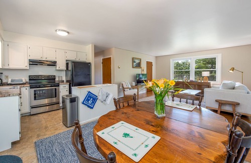 Orrs Island House | Aweighs Away- Waterfront home perched above the gentle shore of Beal's Cove