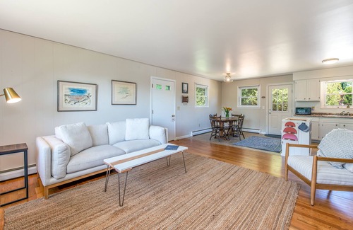 Orrs Island House | Aweighs Away- Waterfront home perched above the gentle shore of Beal's Cove