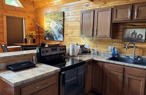 Rogers Cabin | Awesome cabin with a "Gorge"ous view from the hot tub at the Red with wi-fi