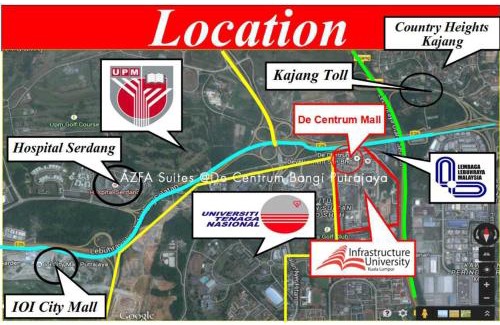 Bandar Baru Bangi House | AZFA Suite13 at De Centrum Putrajaya-Bangi