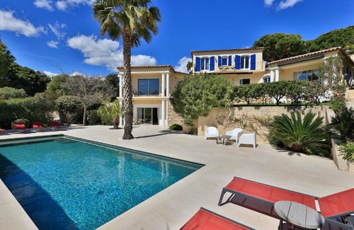 Plage de la Garonnette Villa | AZUR, amazing sea views, heated pool