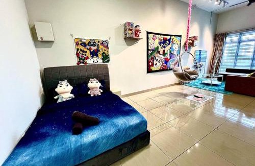 Tebrau Apartment | B1610 Austin Height Crayon shin chan Home By Stay